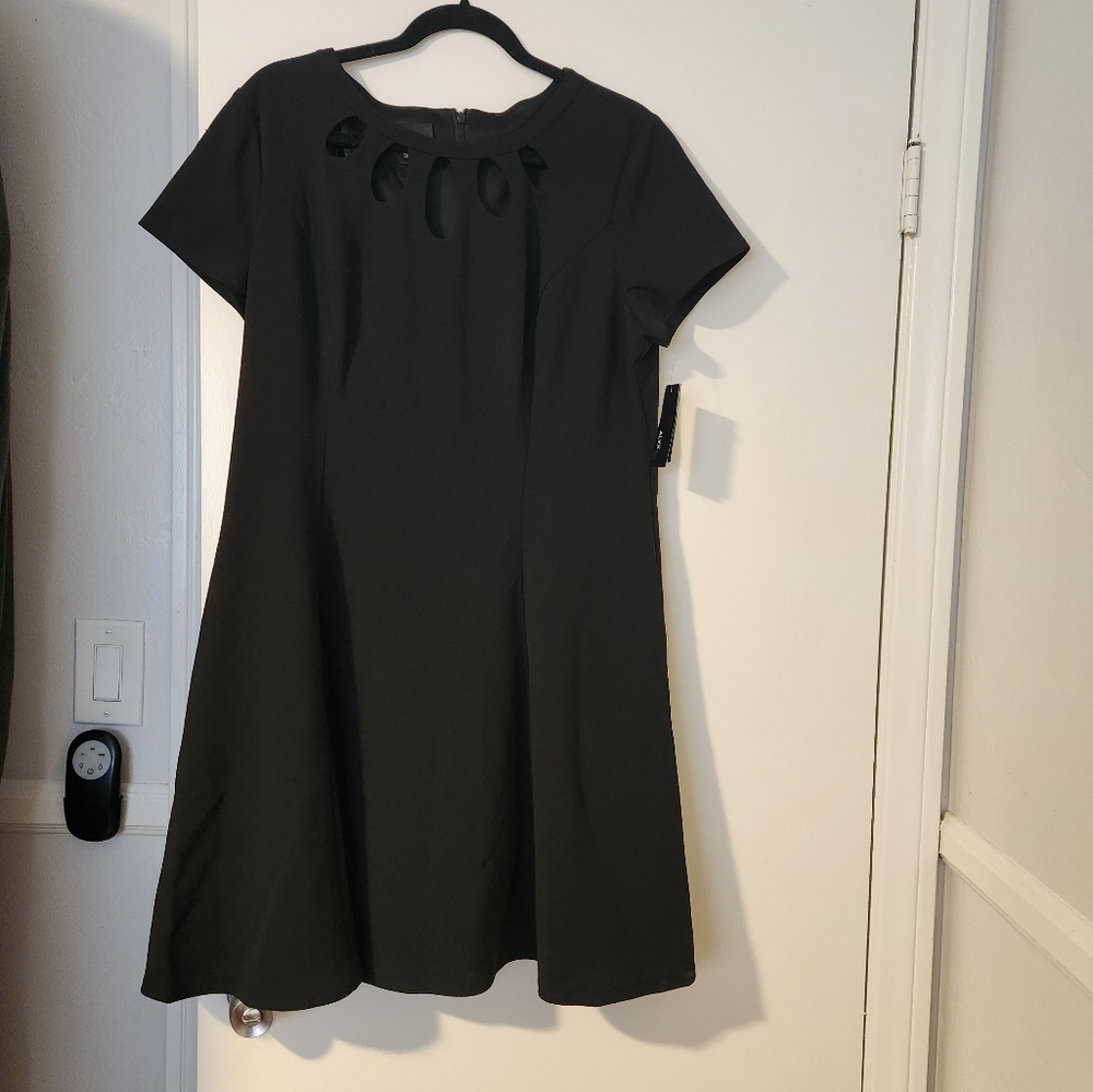 Alyx Black holiday party dress, size 18. NWT